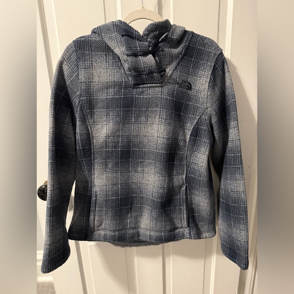 The North Face Blue Plaid Women's Jacket